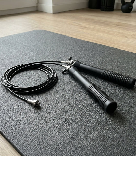 Chirpi Adjustable Speed Jump Rope Black 3 m