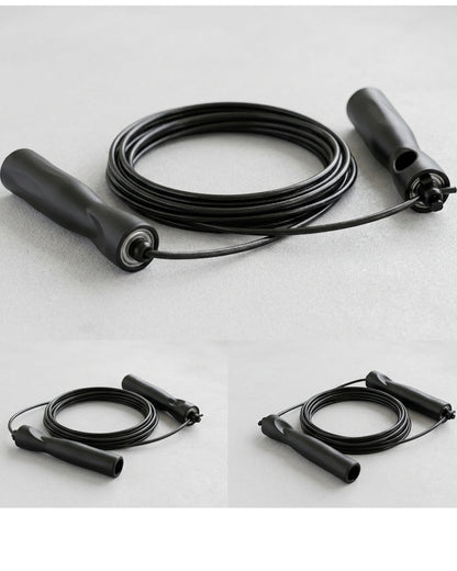 Chirpi Adjustable Speed Jump Rope Black 3 m