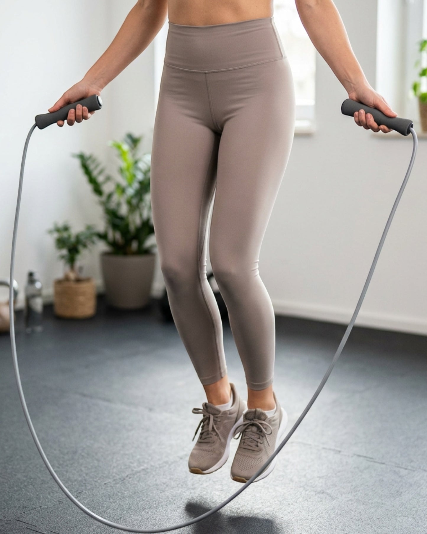 Chirpi Weighted Jump Rope Gray Foam Handle 2.9 m
