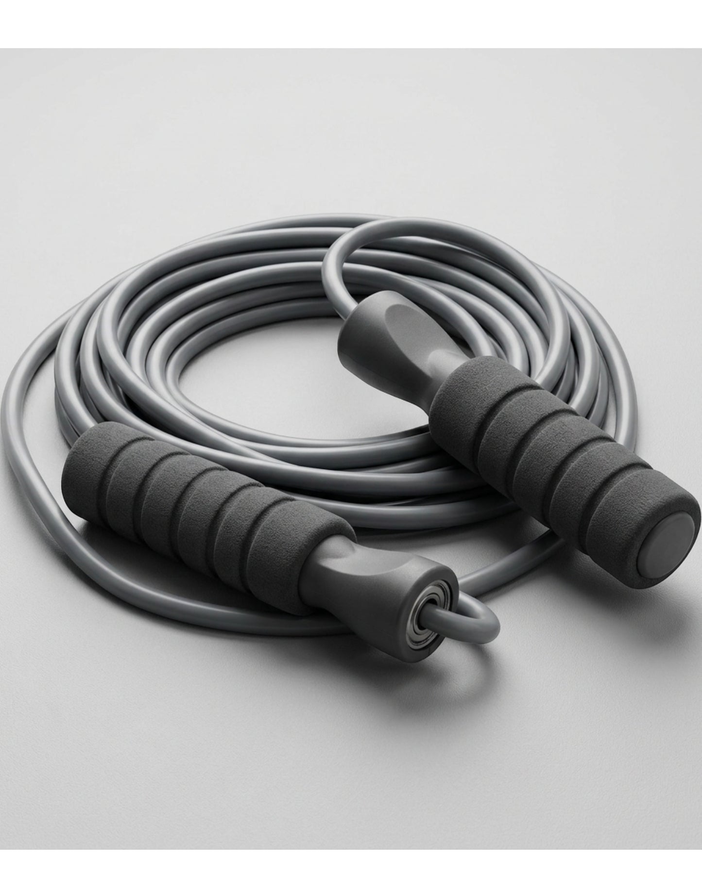 Chirpi Weighted Jump Rope Gray Foam Handle 2.9 m