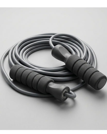 Chirpi Weighted Jump Rope Gray Foam Handle 2.9 m